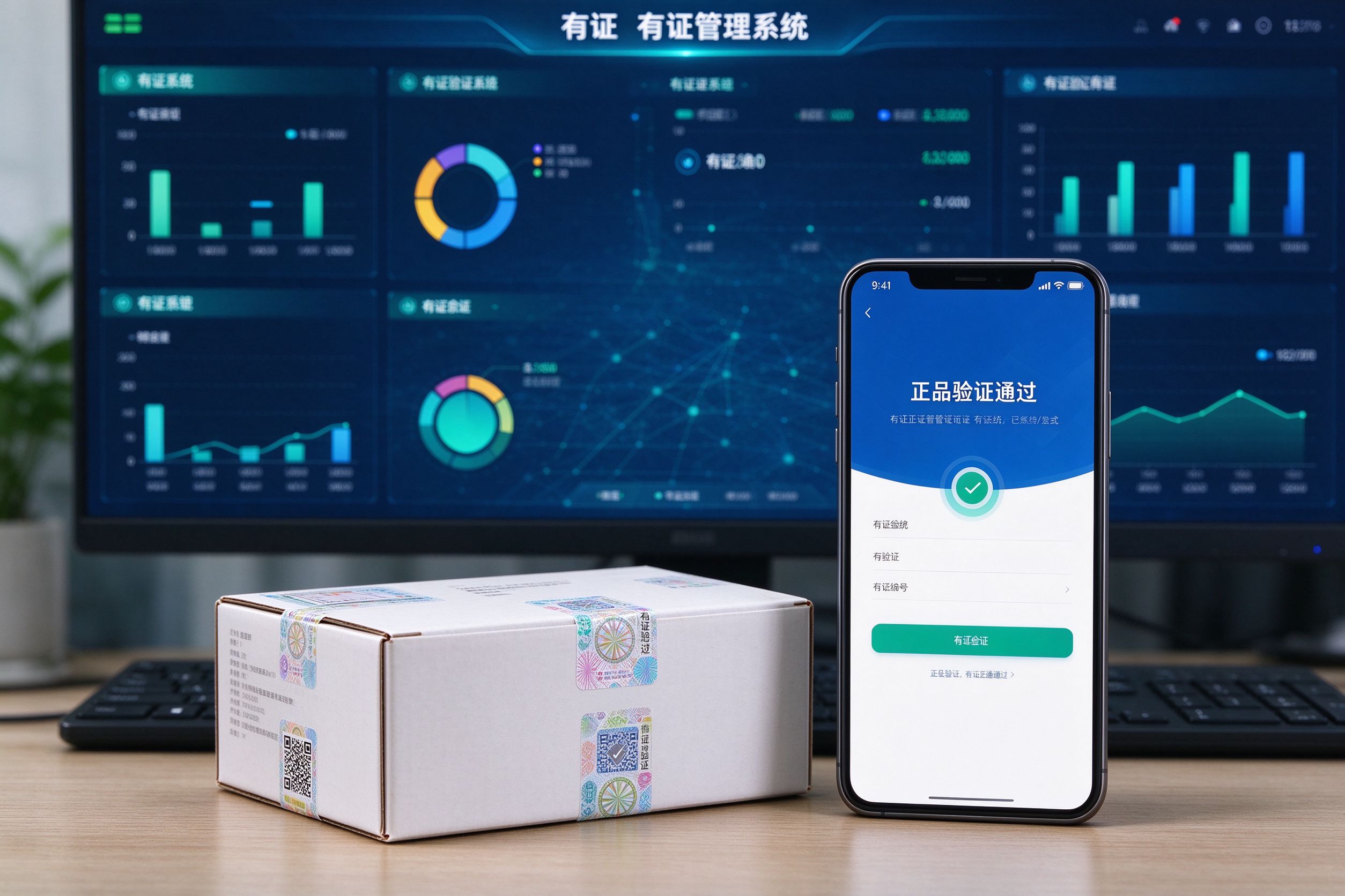 消费者扫码验证正品与防伪管理后台