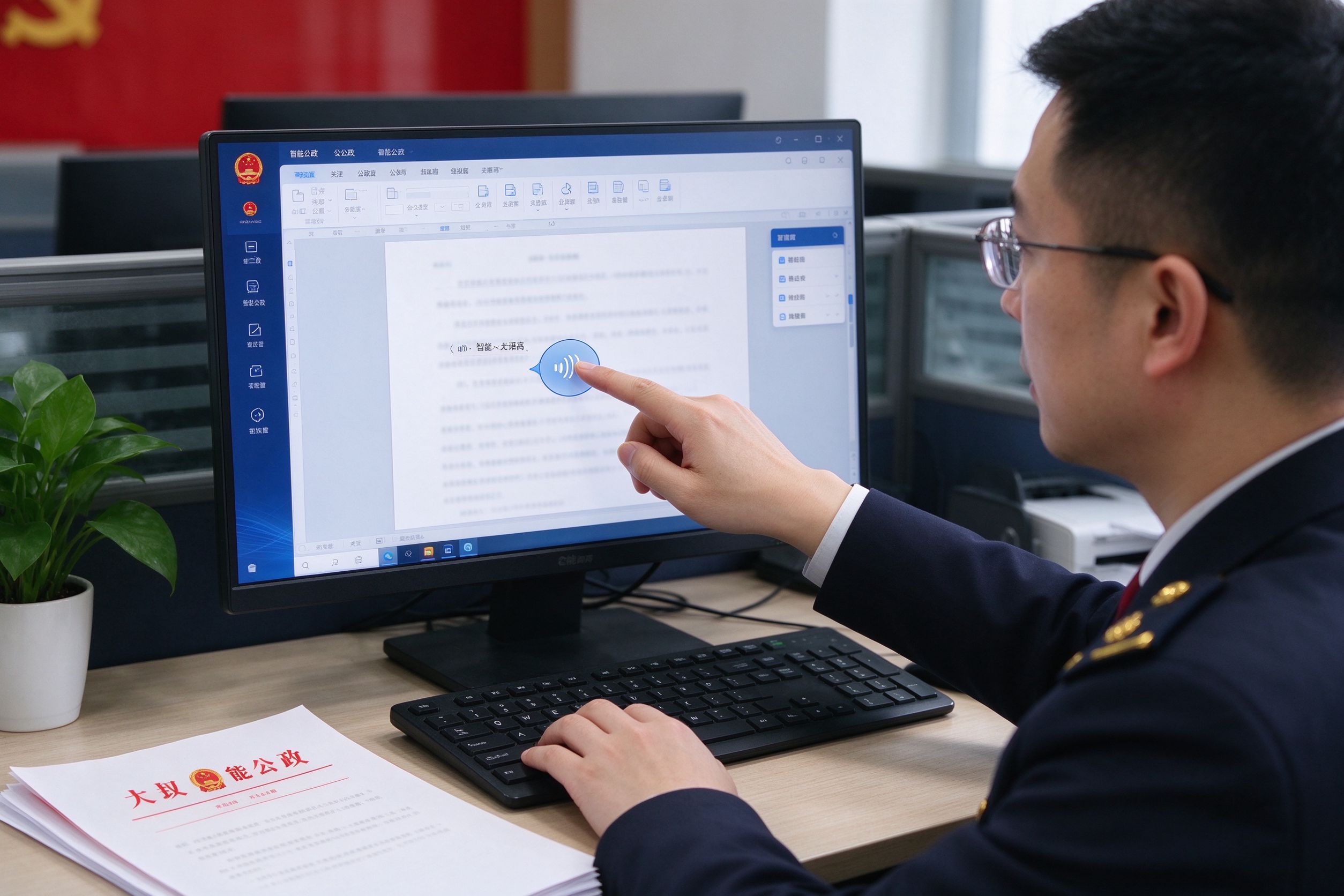 公务人员使用智能公文应用