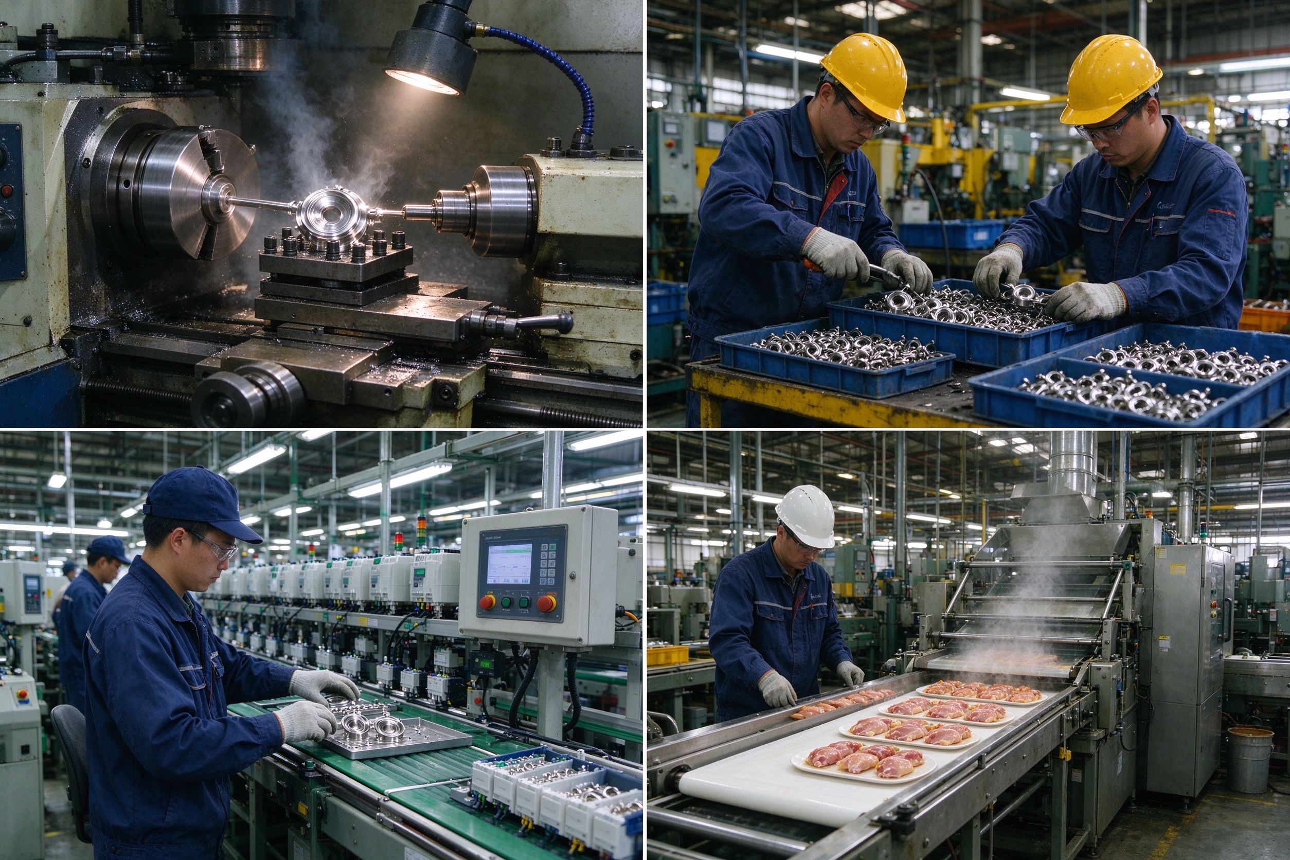 机械加工五金电子食品等多行业制造场景